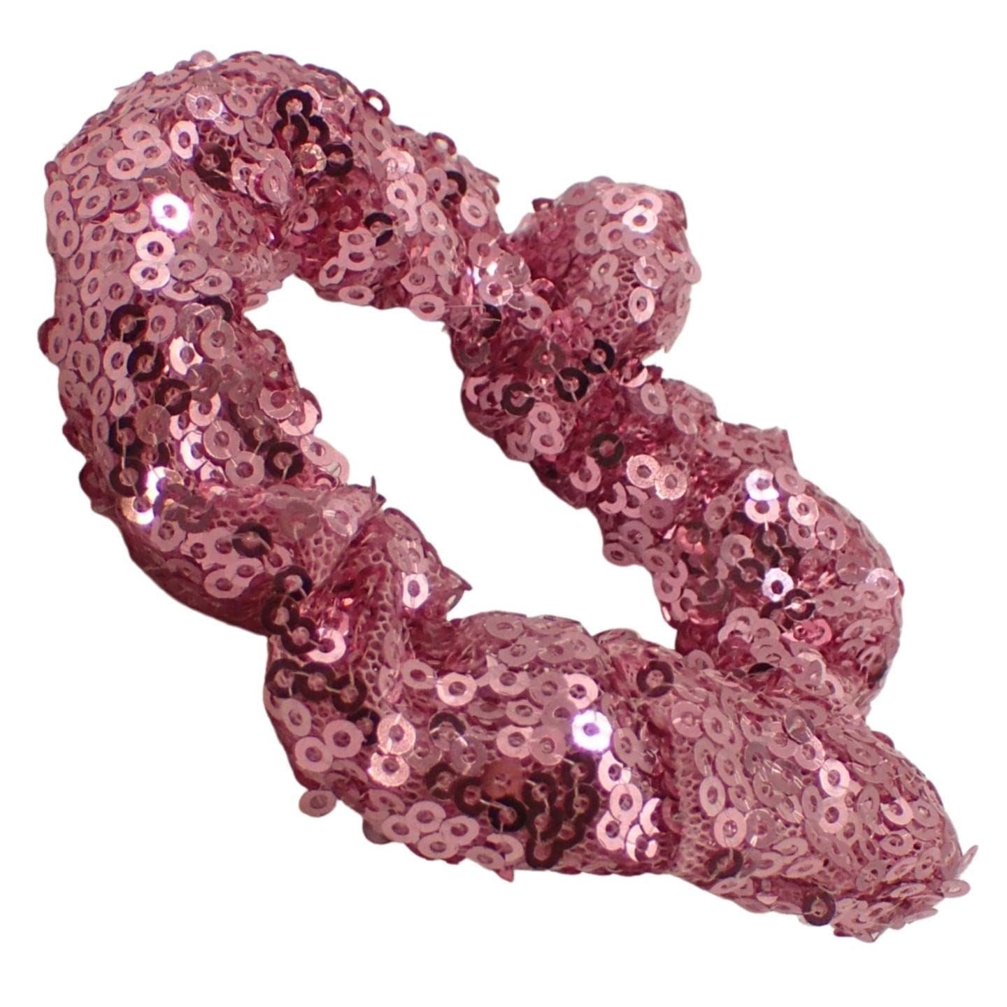 Sparkly Sequin Scrunchies Set of 2, Scrunchie for Girls Hair, Hair Tinsel Alternative, Sequins Bobble for Christmas, Hair Sequins for Girls & Women Bobbles, Xmas Hairstyle